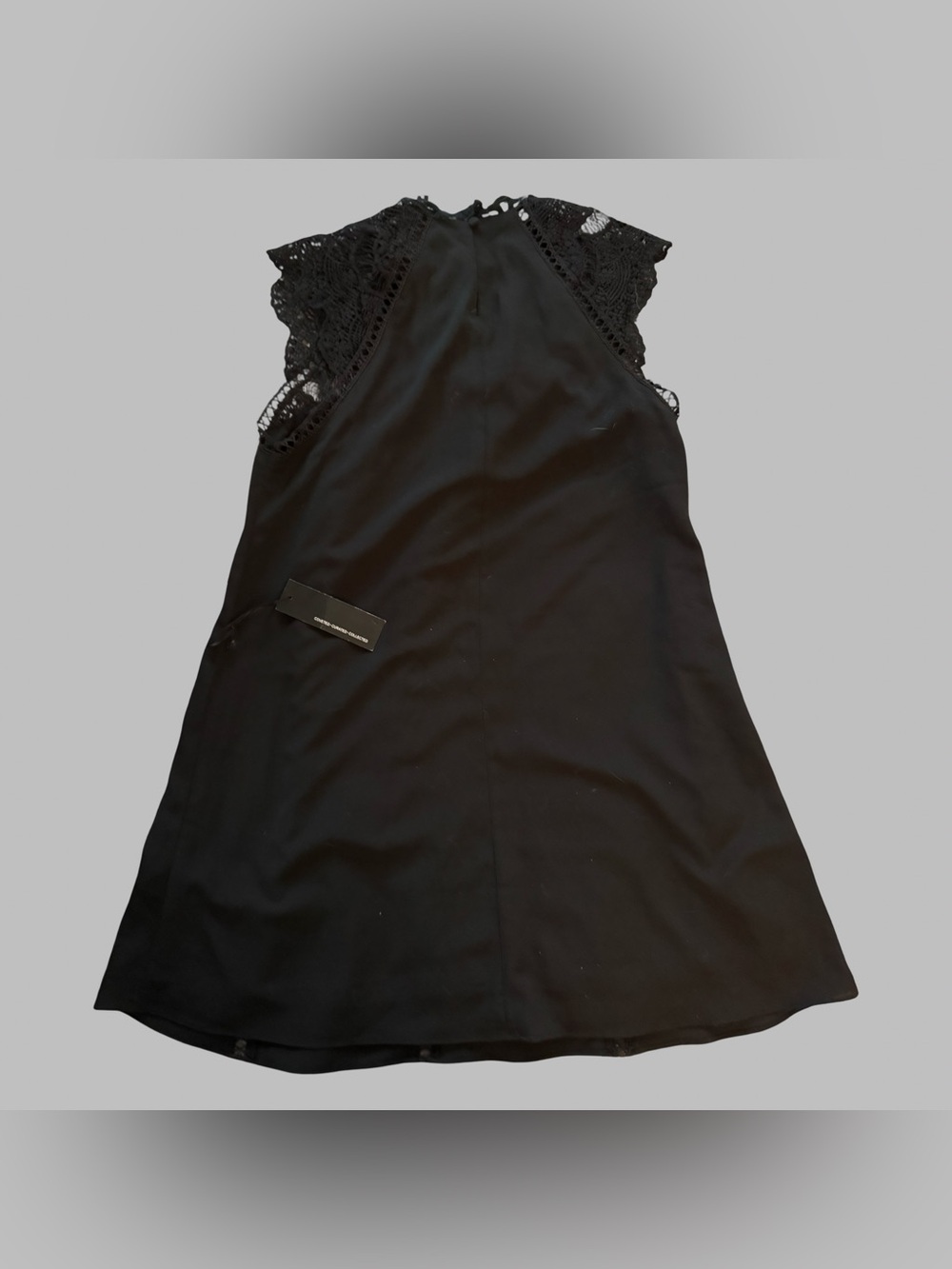 NWT LULU’S Hey Doll Black Lace Shift Dress Size Small - Picture 6 of 16